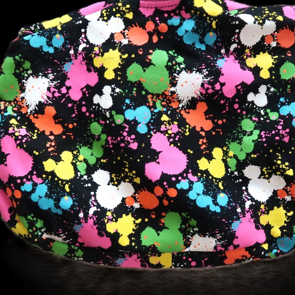 Disney Mickey Mouse Colorful Strap Handles HandBag Green Liner Pink Accent 2011 - Picture 4 of 11